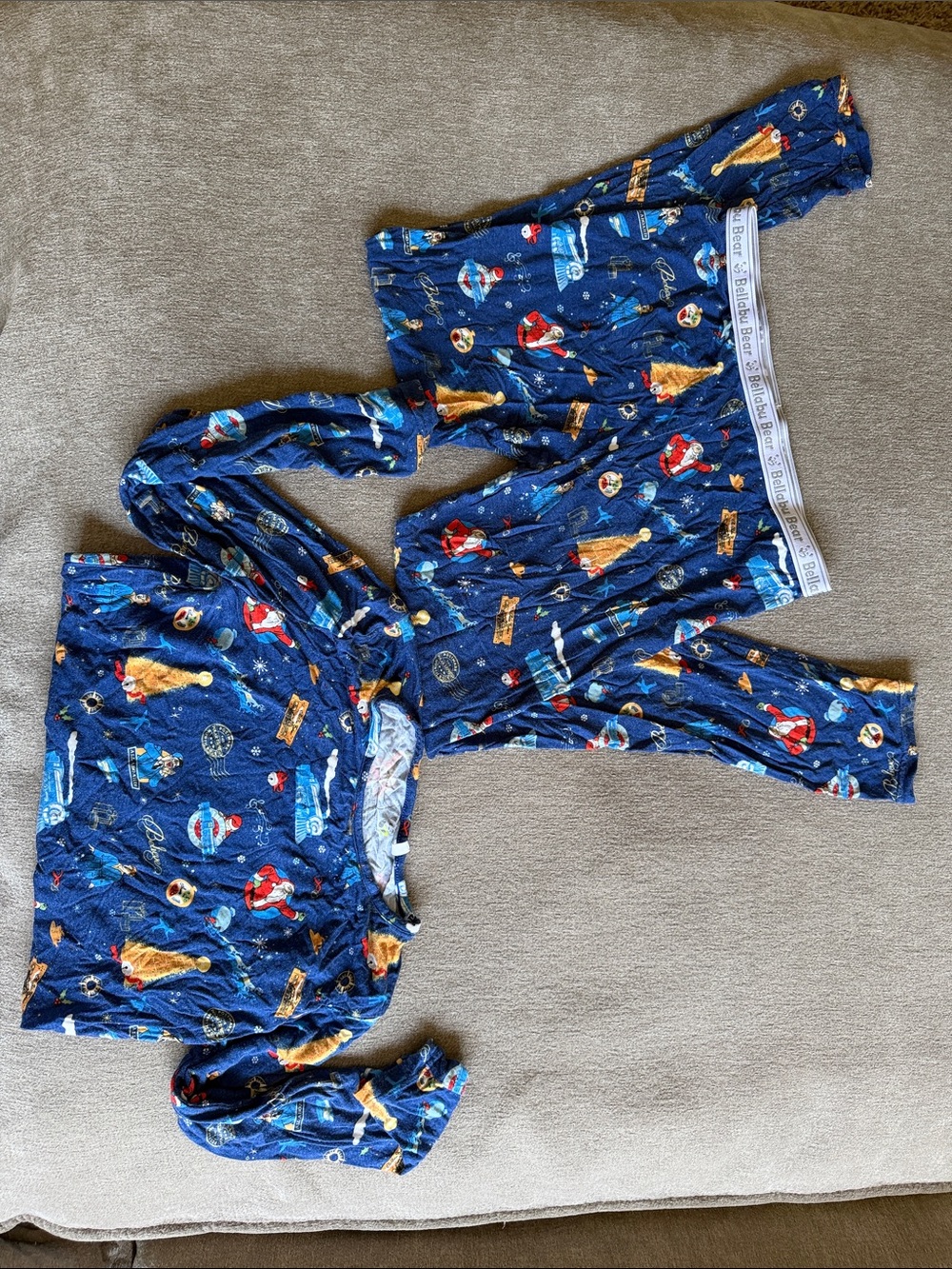 Boys Navy Space & Astronaut Print Pajama Set